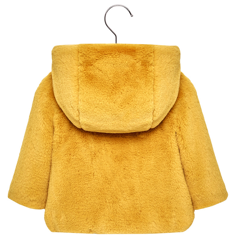 Mustard Faux Fur Jacket