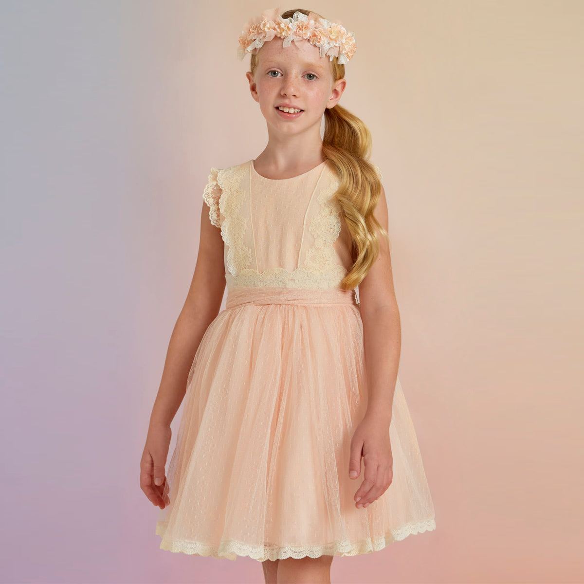 Nectar Tulle Plumeti Dress