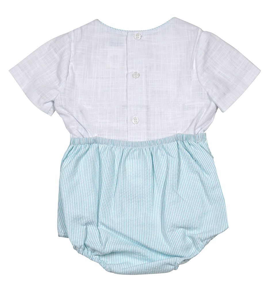 Mint Striped Boy Set