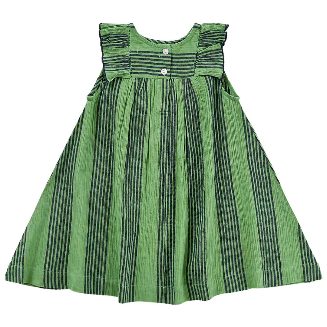 Peppermint & Navy Column Stripe Marly Dress