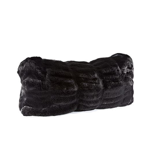 Onyx Mink Couture Collection Pillow