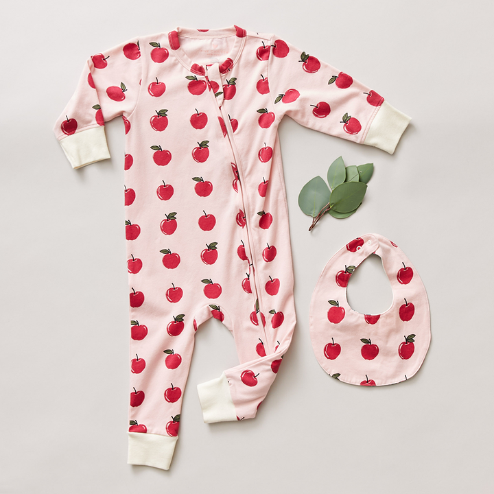 Strawberry Cream Apples Organic Romper
