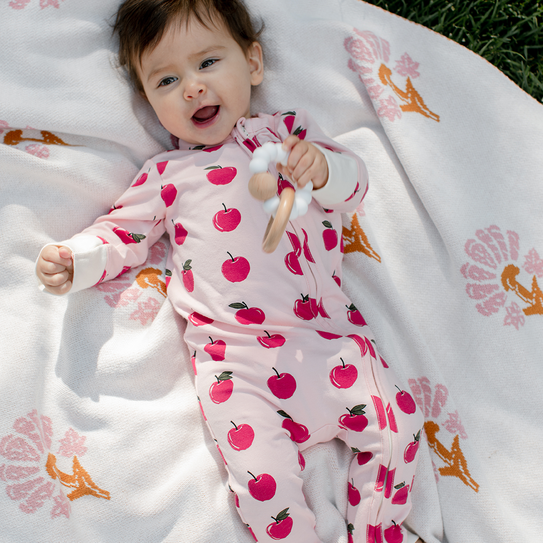 Strawberry Cream Apples Organic Romper