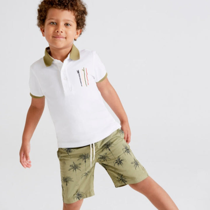 Green Palm Tree Shorts