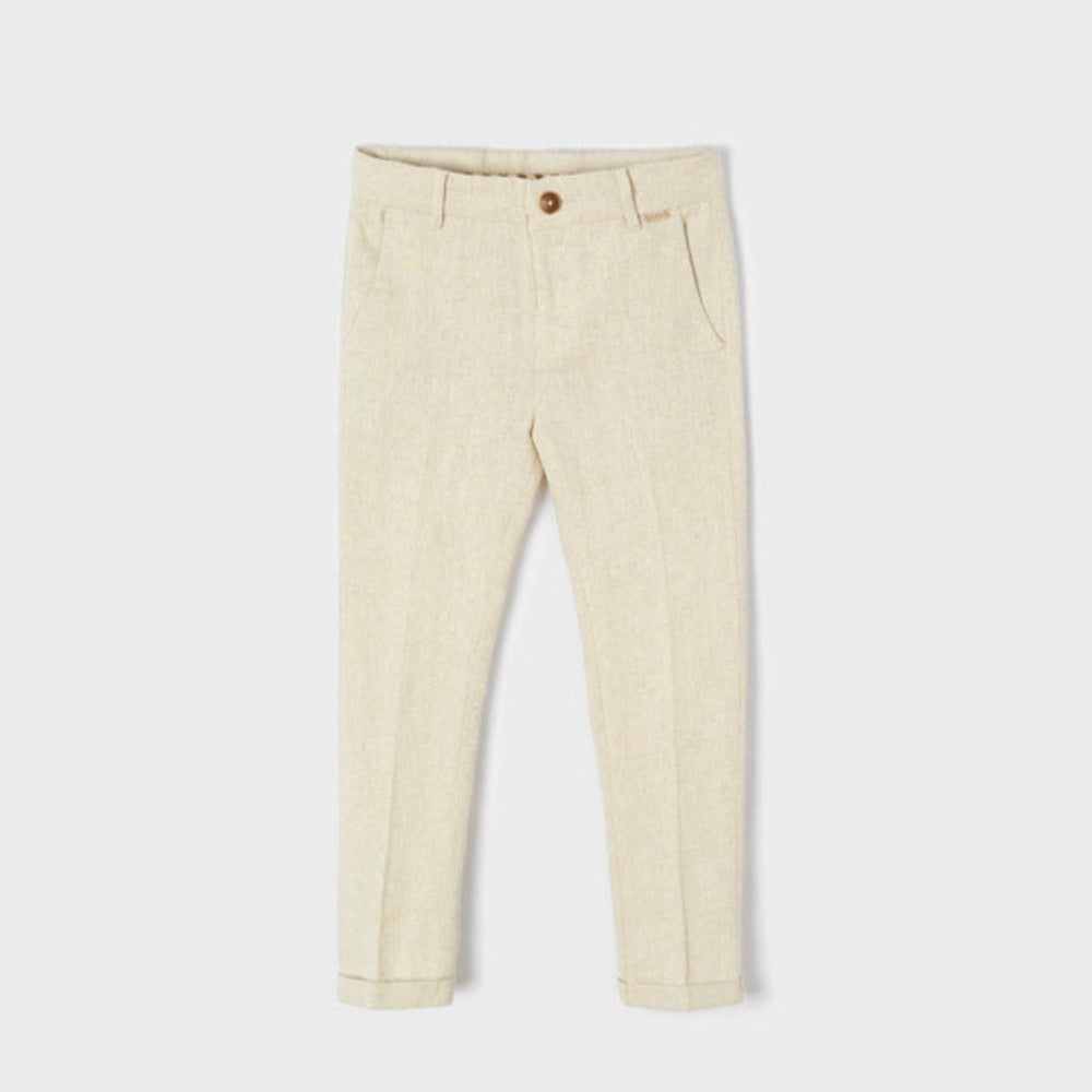 Oat Linen Chino Dress Pant