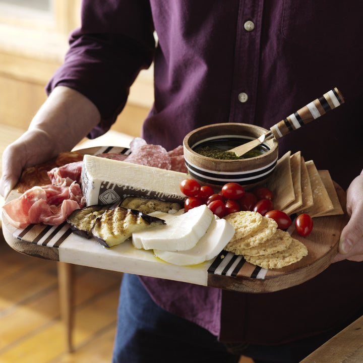 Stonewood Stripe Serving Board + Spreader