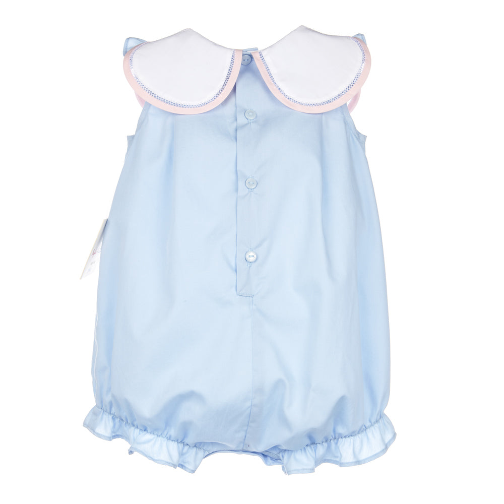 Light Blue Classic Petal Collar Bubble