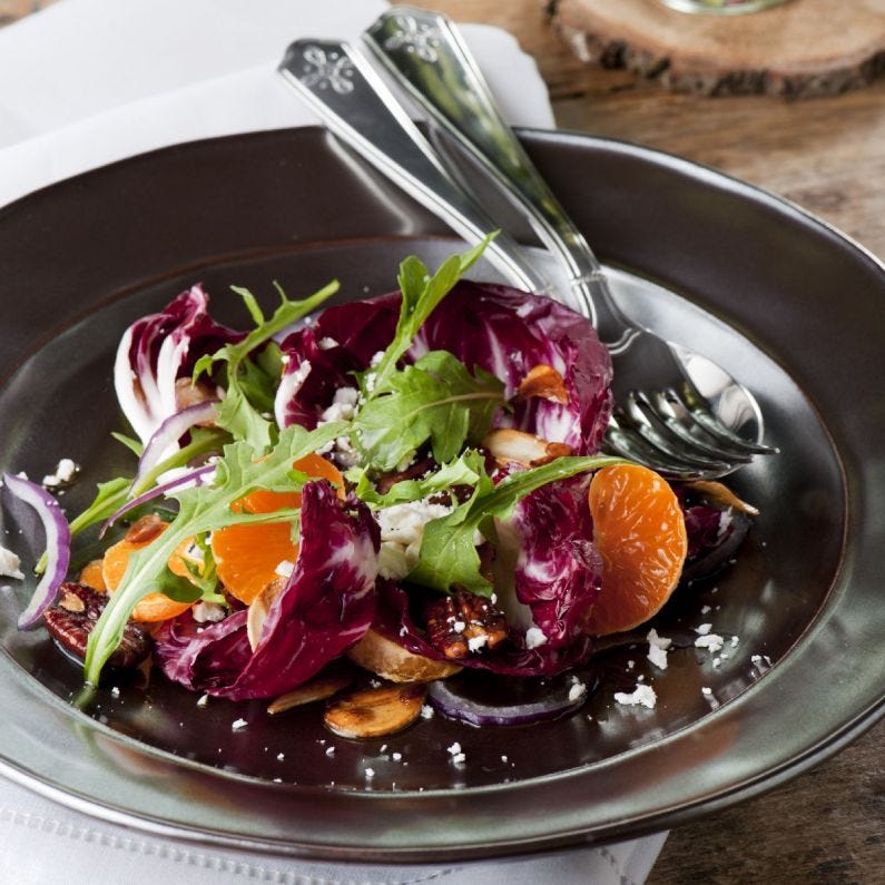 Pewter Stoneware Dessert/Salad Plate