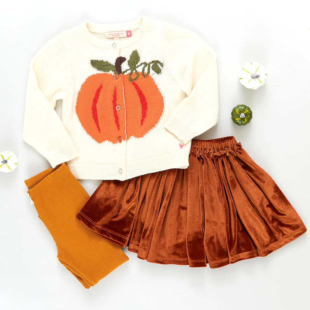 Cream Pia Pumpkin Sweater