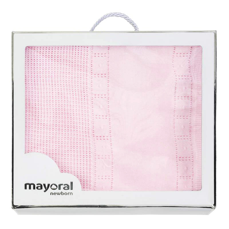 Pink Knitted Blanket