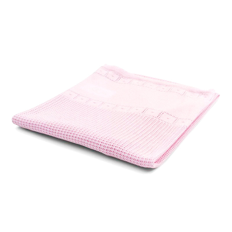 Pink Knitted Blanket