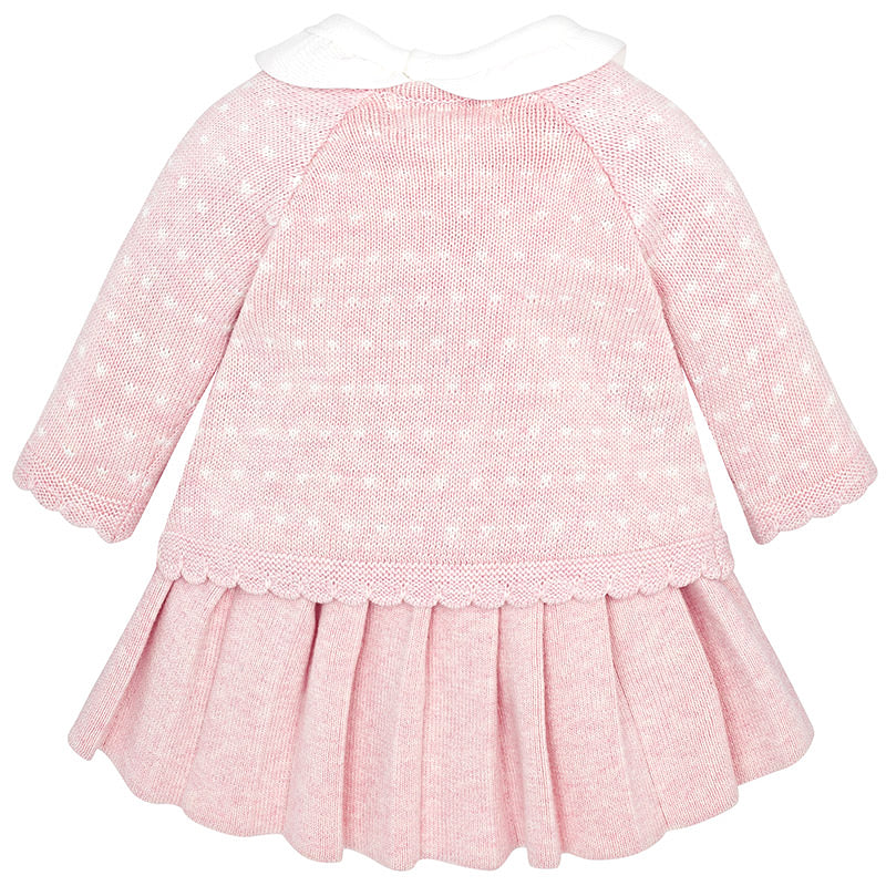 Pink 4 Piece Knitted Skirt Set