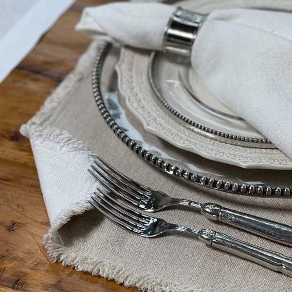 Natural & Off White Provence Reversible Placemat