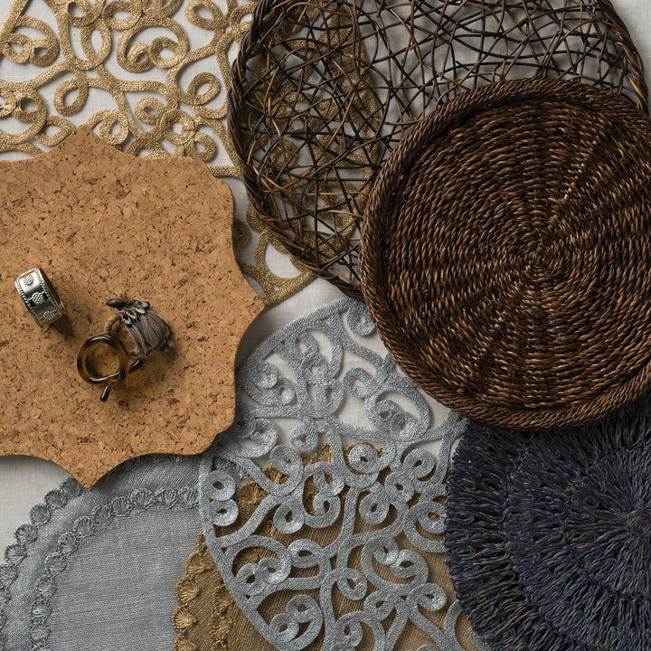 Feather Espresso Napkin Ring