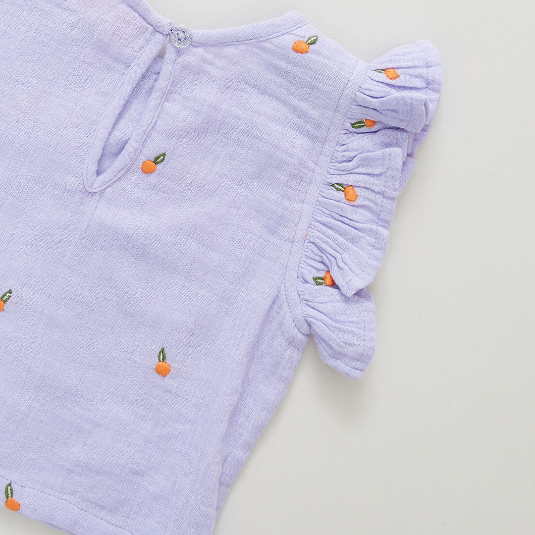Lavender Oranges Baby & Girls Roey 2-Piece Set