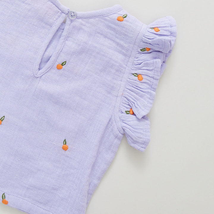 Lavender Oranges Baby & Girls Roey 2-Piece Set