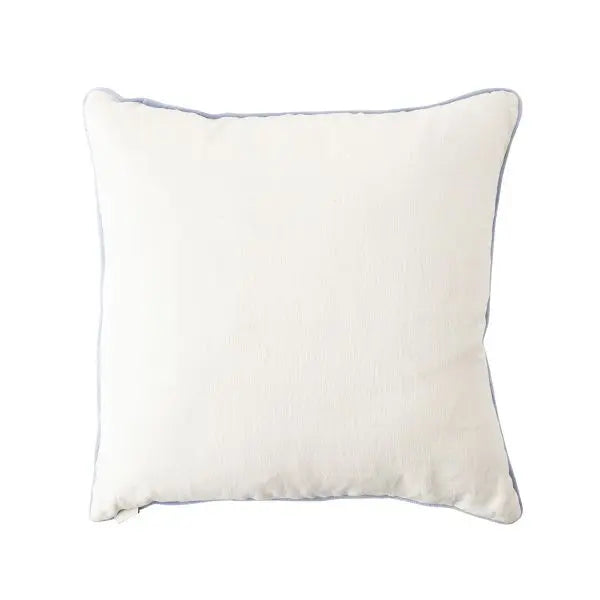 Berry & Thread Chambray/White 22" Pillow