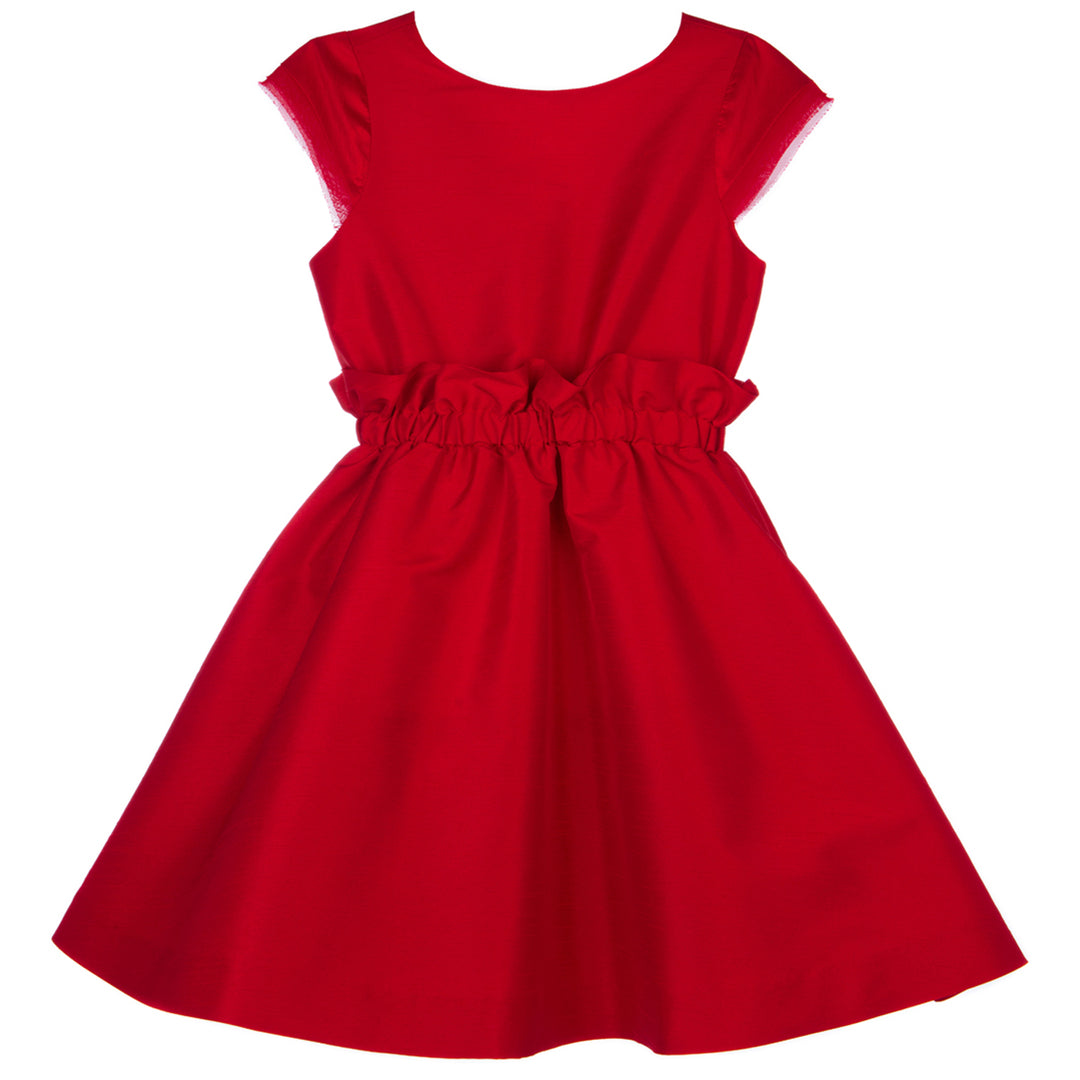 High Waist Red Party Dress