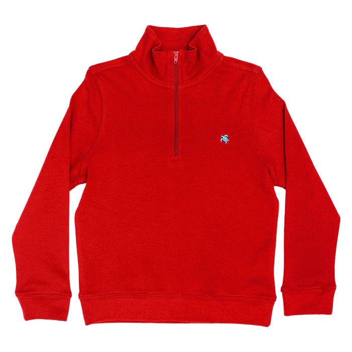 The J Bailey Glenn Half Zip in Red