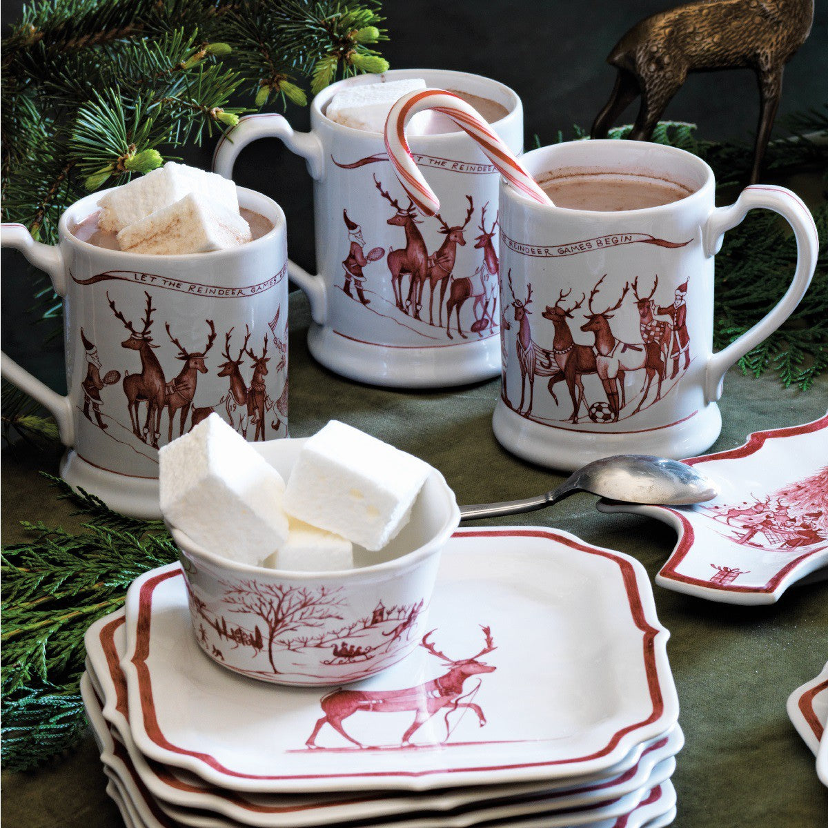 Country Estate Ruby Reindeer Games Mug