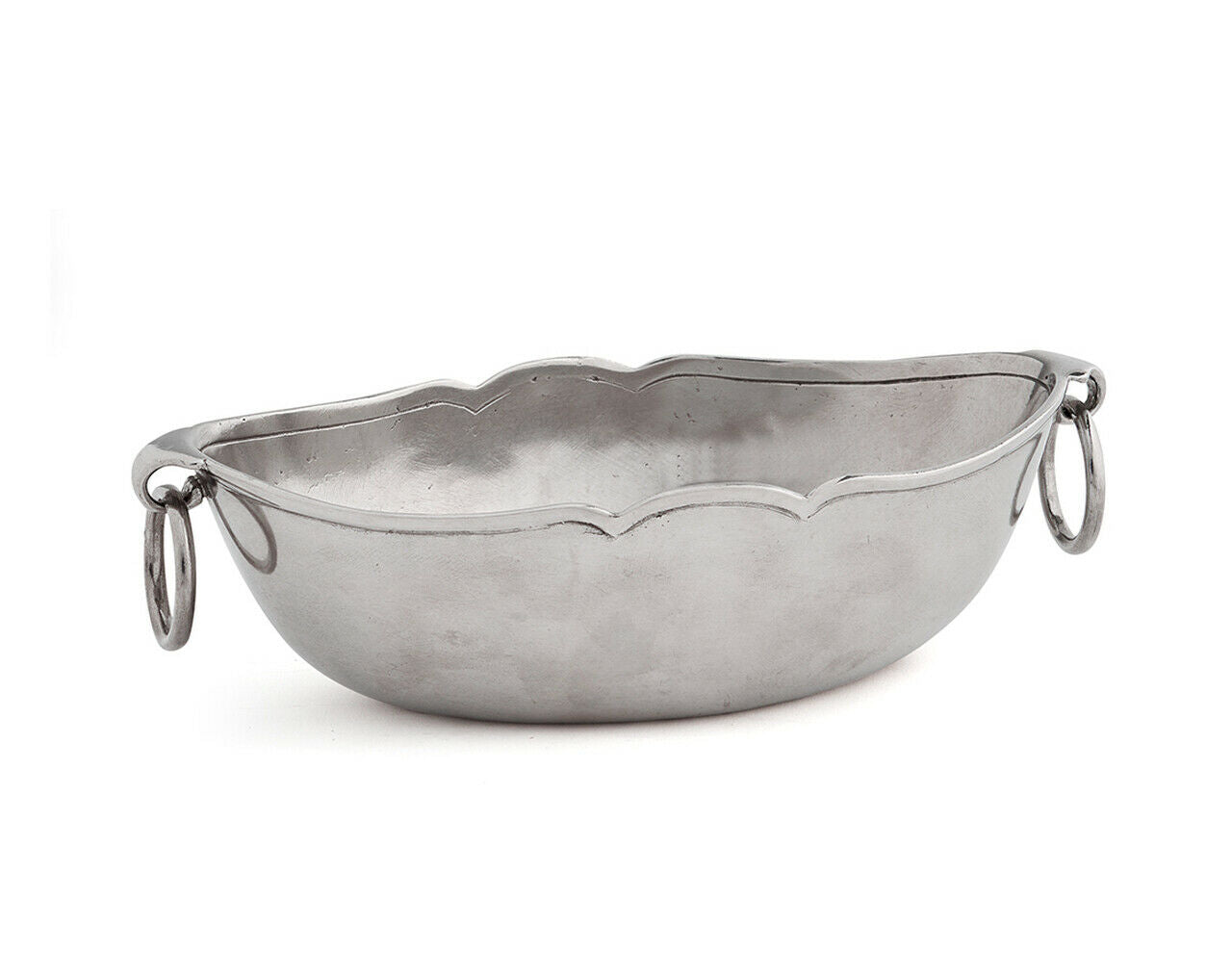 Peltro Oval Bowl w/ Rings