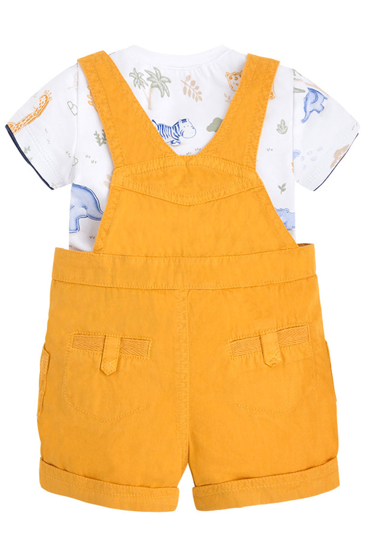 Mayoral - SAFARI DUNGAREES/T-SHIRT SET - kkgivingtree