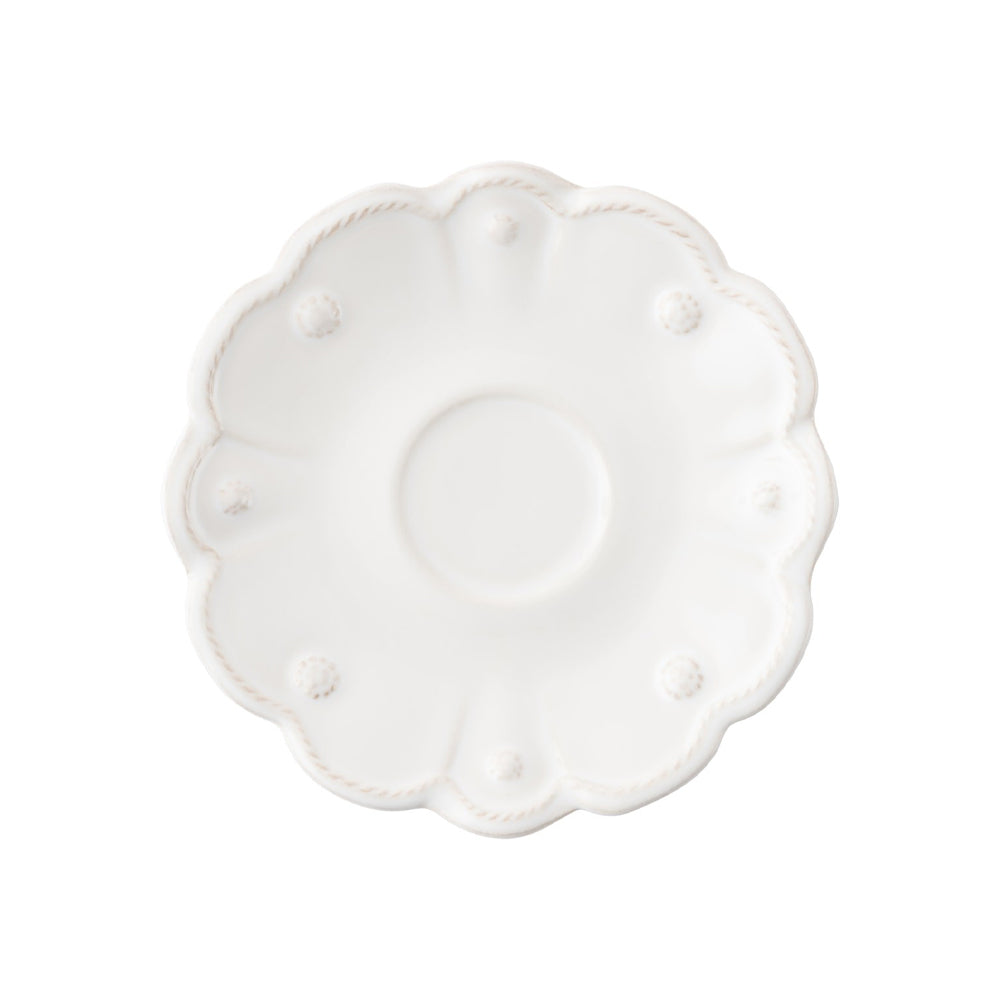Jardins du Monde Saucer - Whitewash