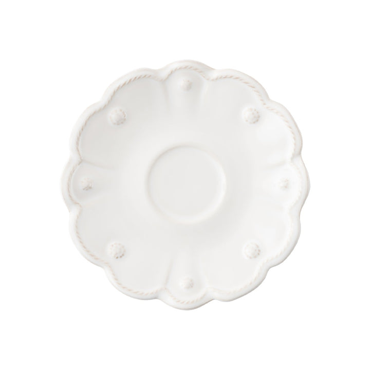 Jardins du Monde Saucer - Whitewash