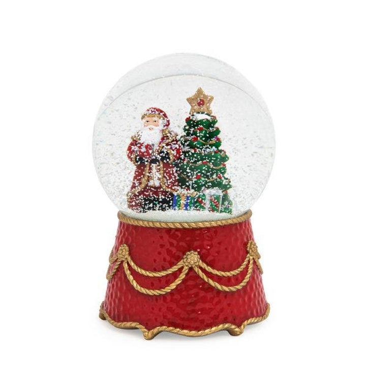 Berry &amp; Thread Santa Musical Snow Globe