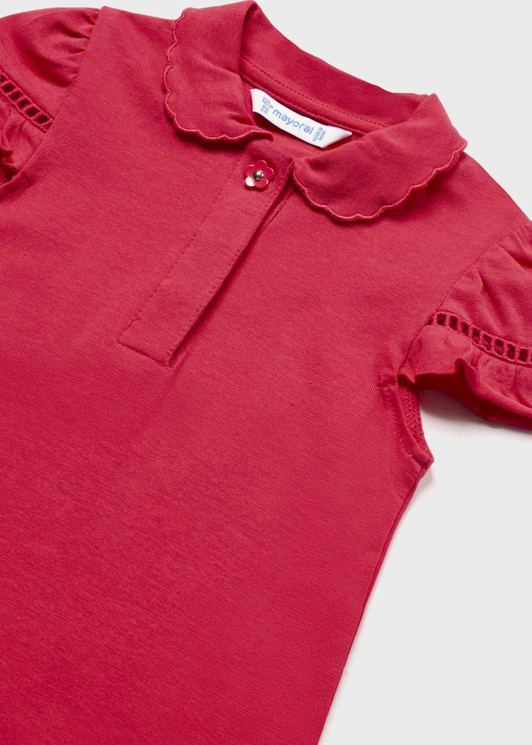 Watermelon Short Sleeve Girls Polo