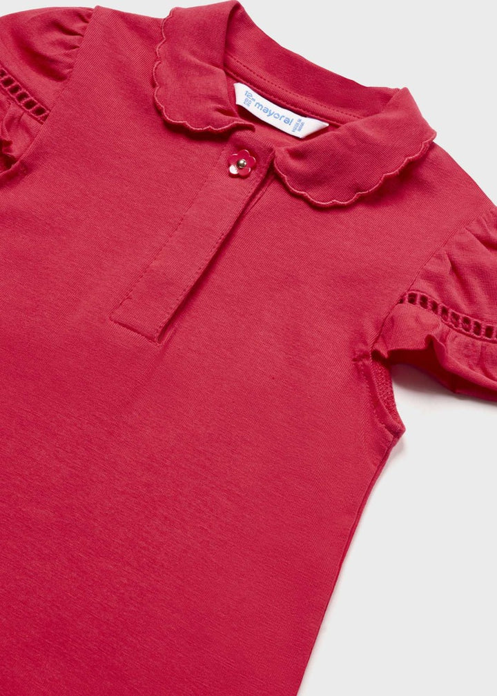 Watermelon Short Sleeve Girls Polo