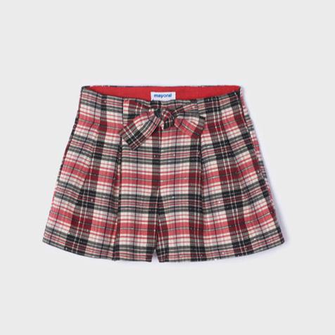Red Checkered Shorts