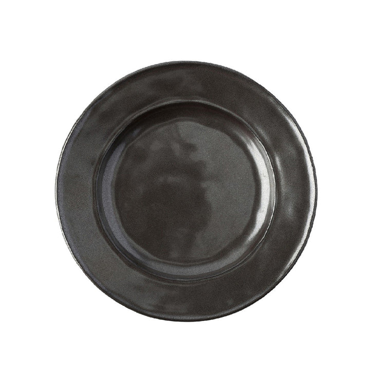 Pewter Stoneware Side/Cocktail Plate