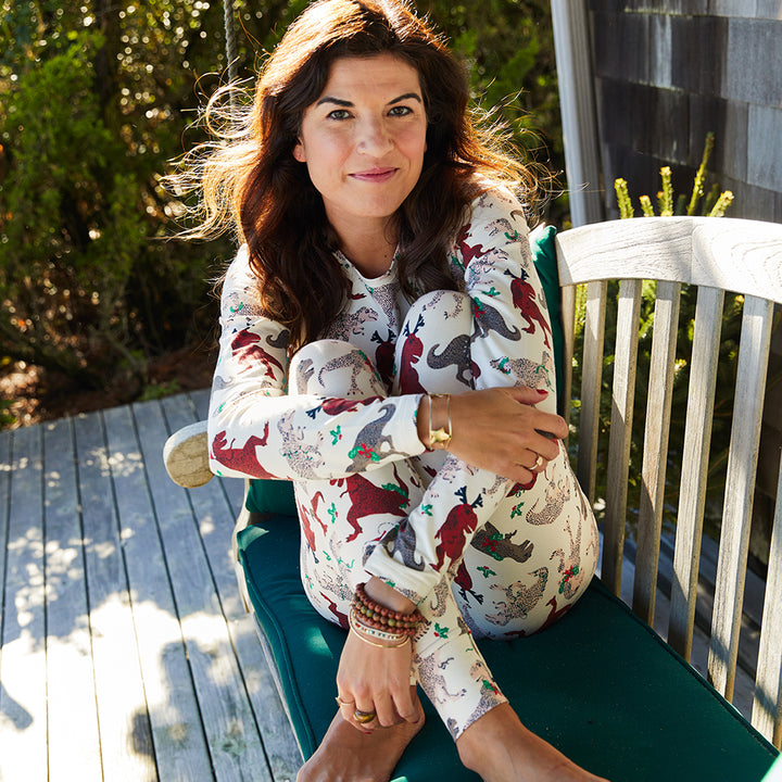 Holiday T-Rex Women's Organic PJ Set