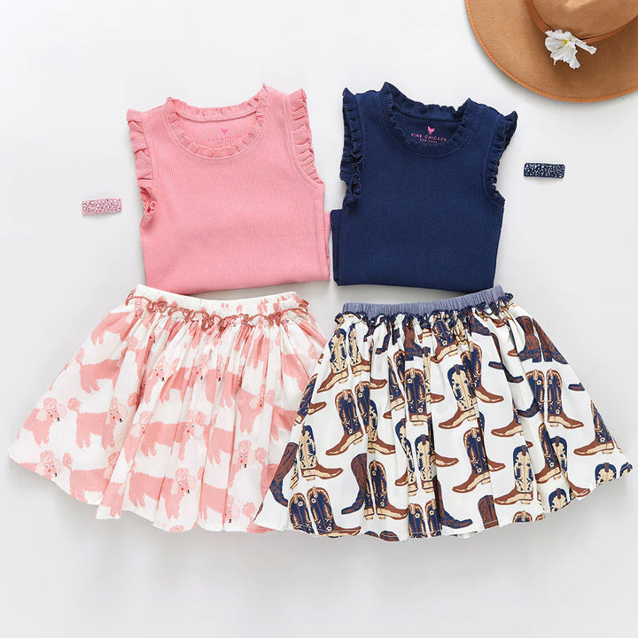 Cowboy Boots Girls Gianna Skirt