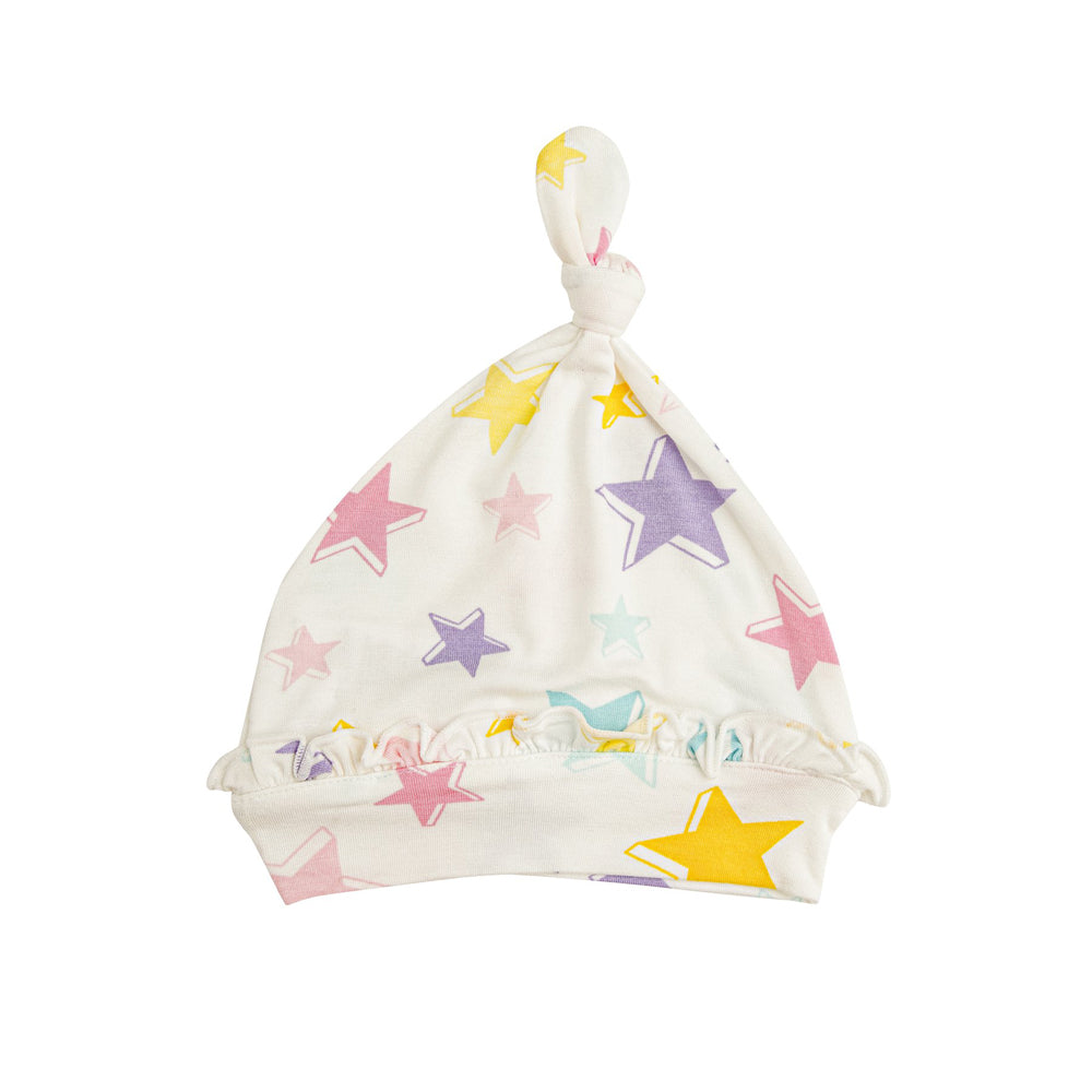 Dimensional Star Knotted Hat