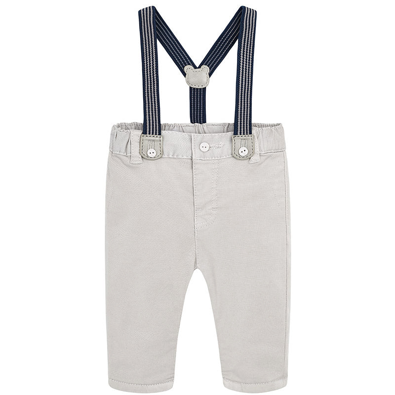 Stone Trousers with Suspenders