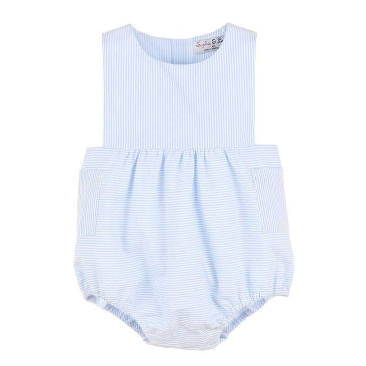 Blue & White Stripe Cul-De-Sac Sunsuit