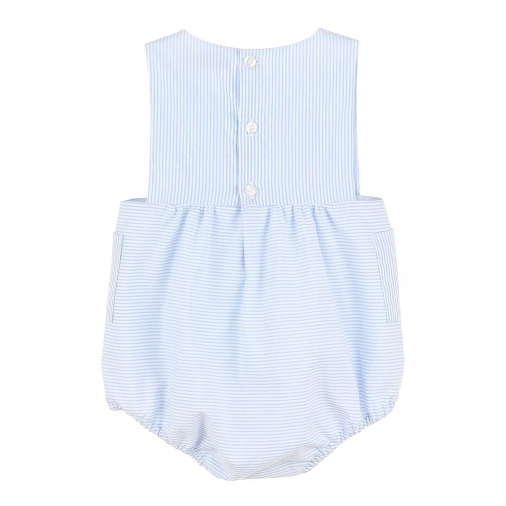Blue & White Stripe Cul-De-Sac Sunsuit