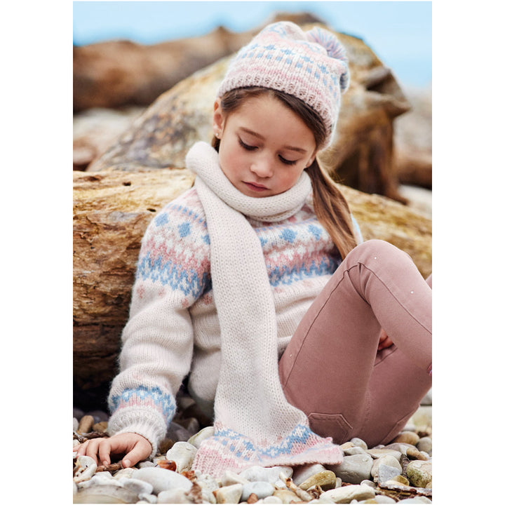 Beige Jacquard Sweater