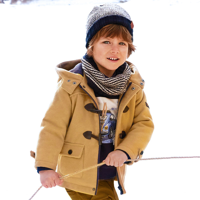 Mayoral Caramel Latte Duffle Coat