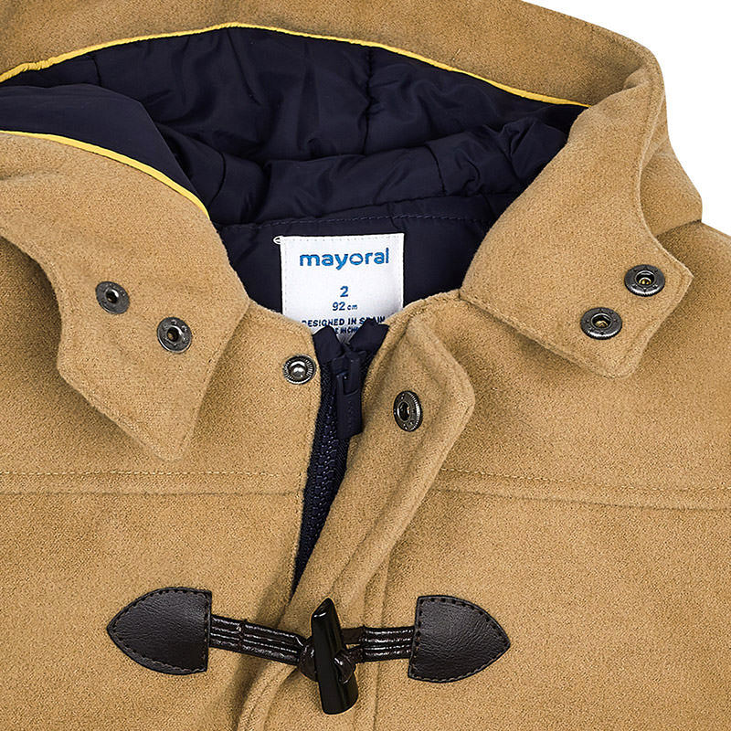 Mayoral Caramel Latte Duffle Coat