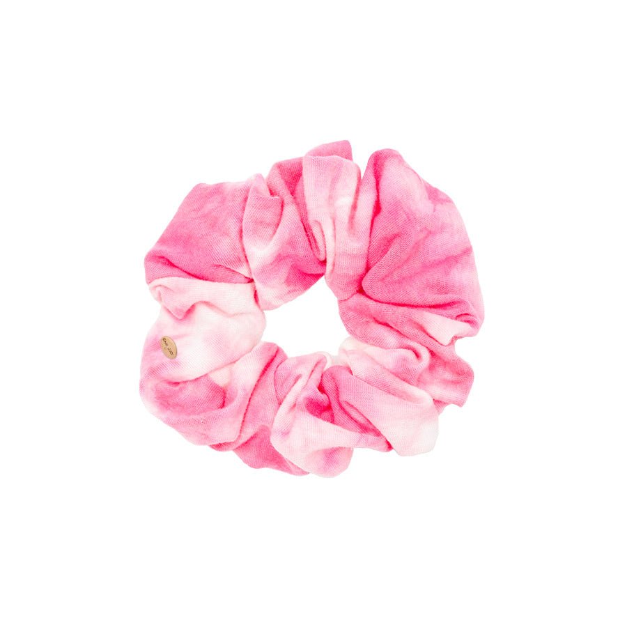 Raspberry Tie Dye Scrunchie