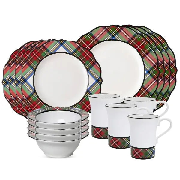 Stewart Tartan Sixteen-Piece set