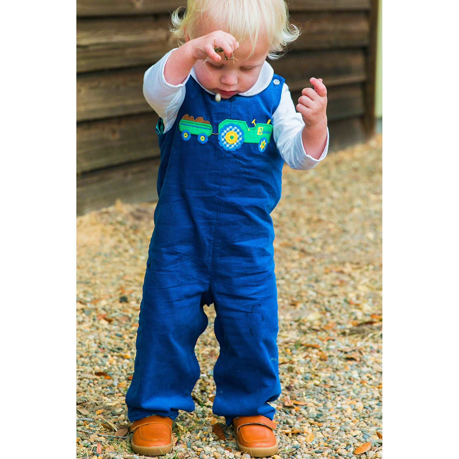 Tractor vs Cowboy Boots ~ Reversible Long John John