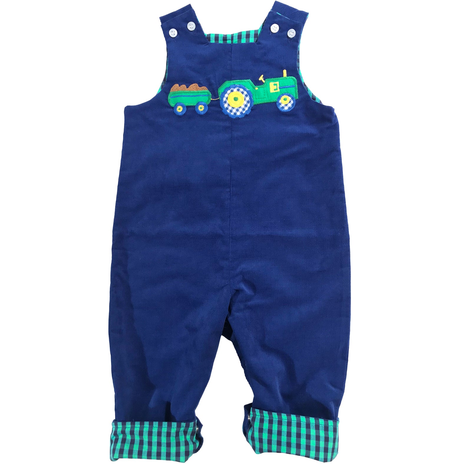 Tractor vs Cowboy Boots ~ Reversible Long John John