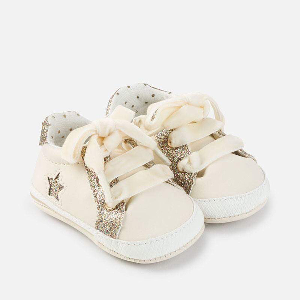 Ivory Velvet Training Shoes