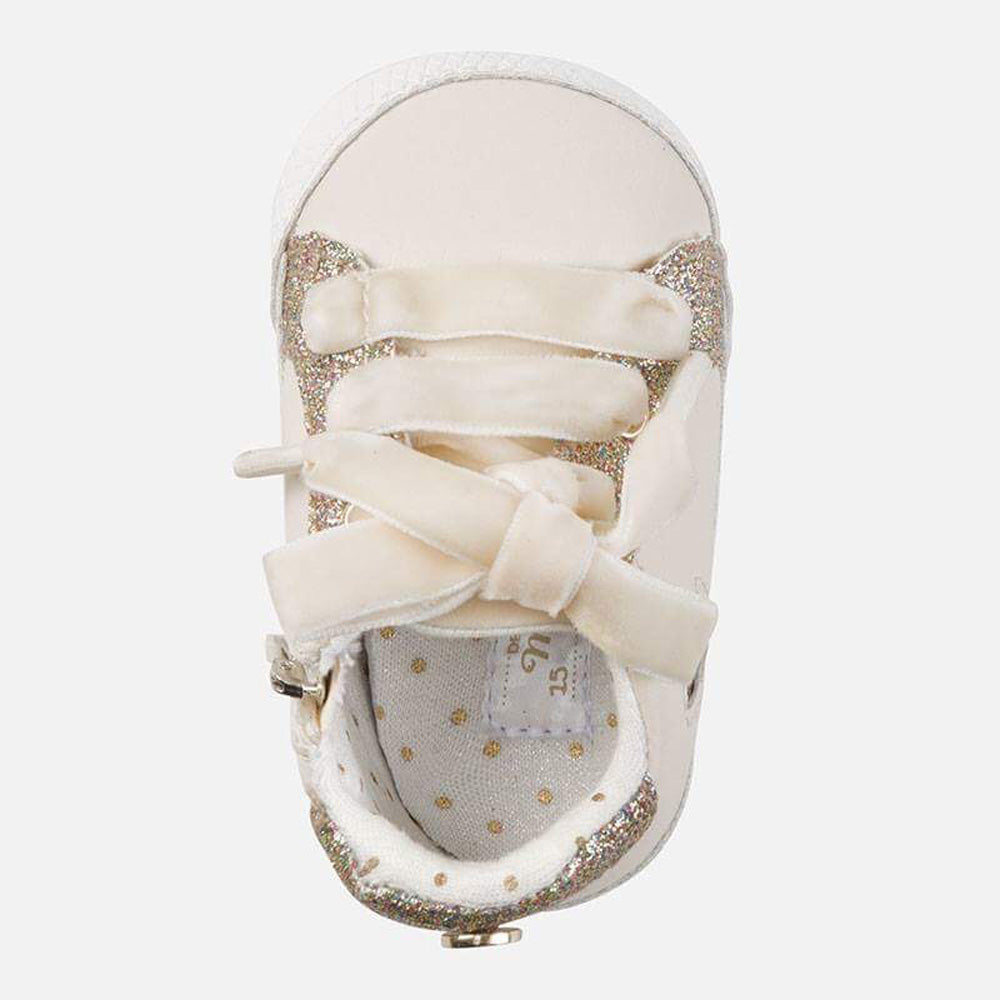 Ivory Velvet Training Shoes