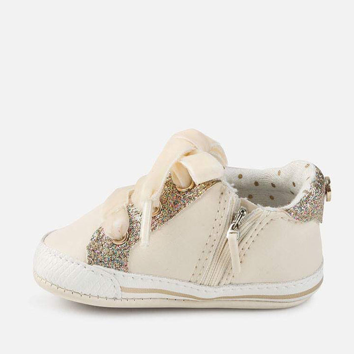 Ivory Velvet Training Shoes
