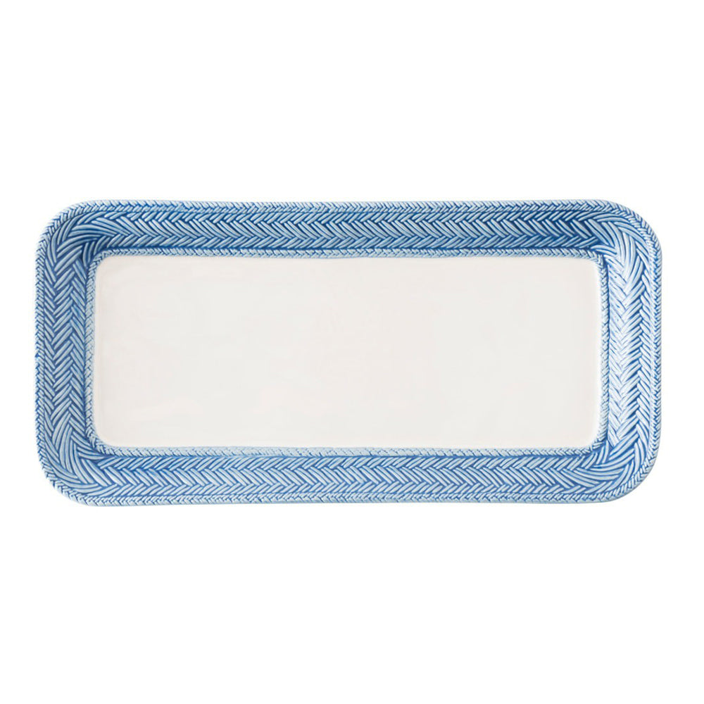 Le Panier White & Delft Blue Hostess Tray
